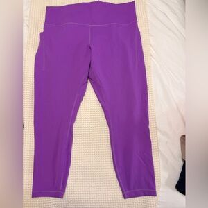 Lululemon Vibrant Purple Leggings